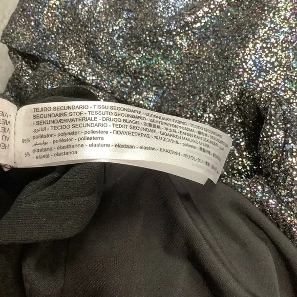 Zara Sparkly Bodysuit Size Small - Picture 5 of 7